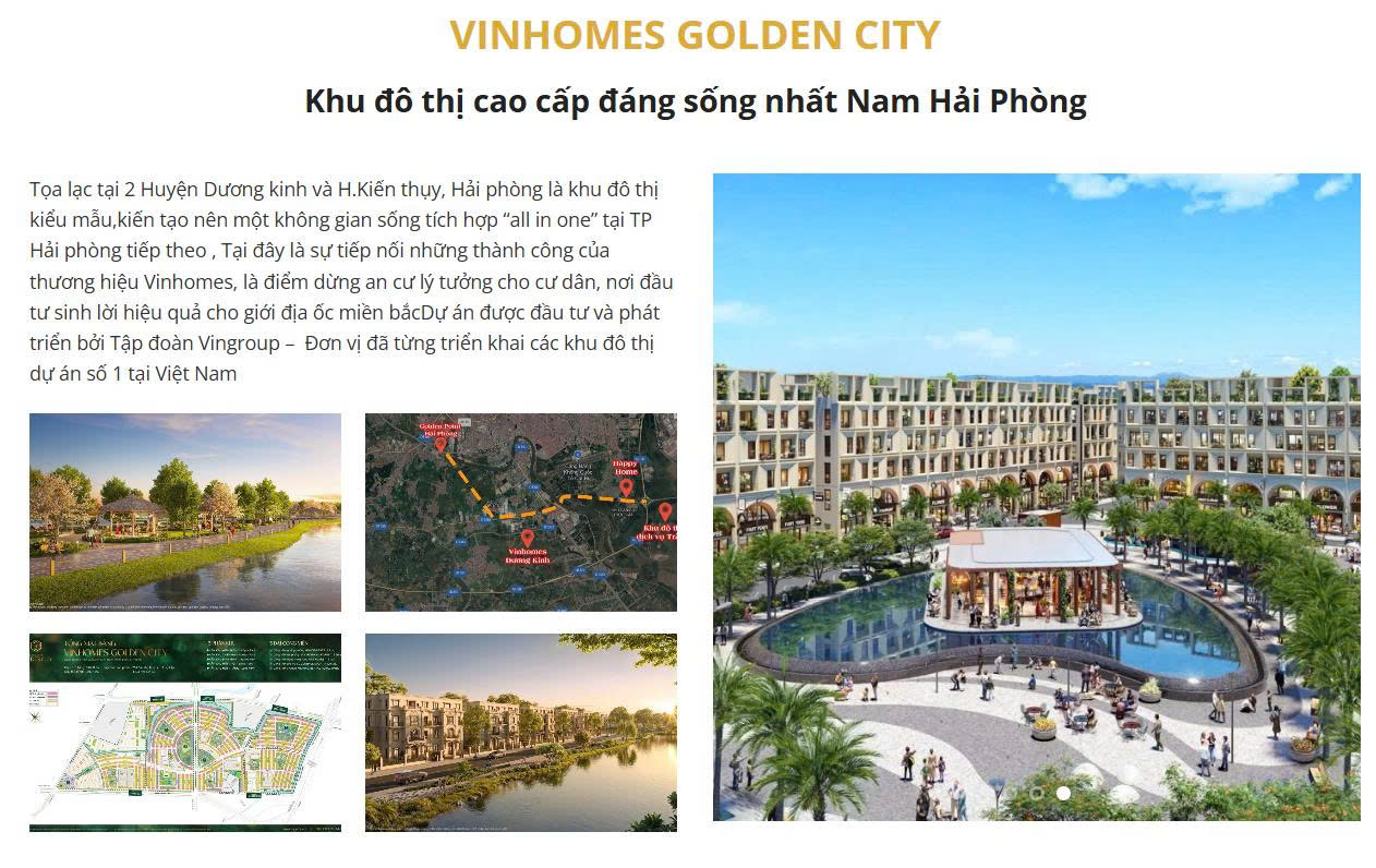 Vị trí Vinhomes Dương Kinh