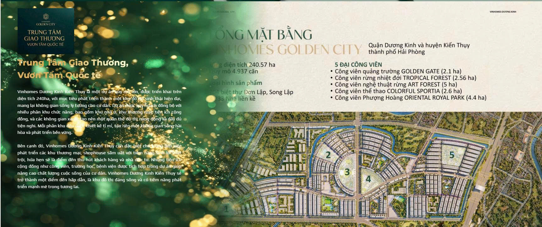 Mặt bằng tổng thể Vinhomes Dương Kinh