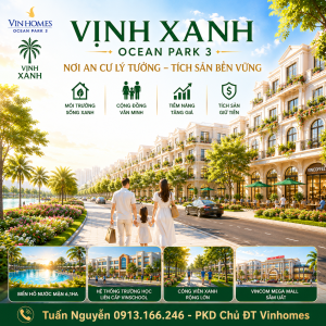Phân khu Vịnh Xanh - Vinhomes Ocean Park 3