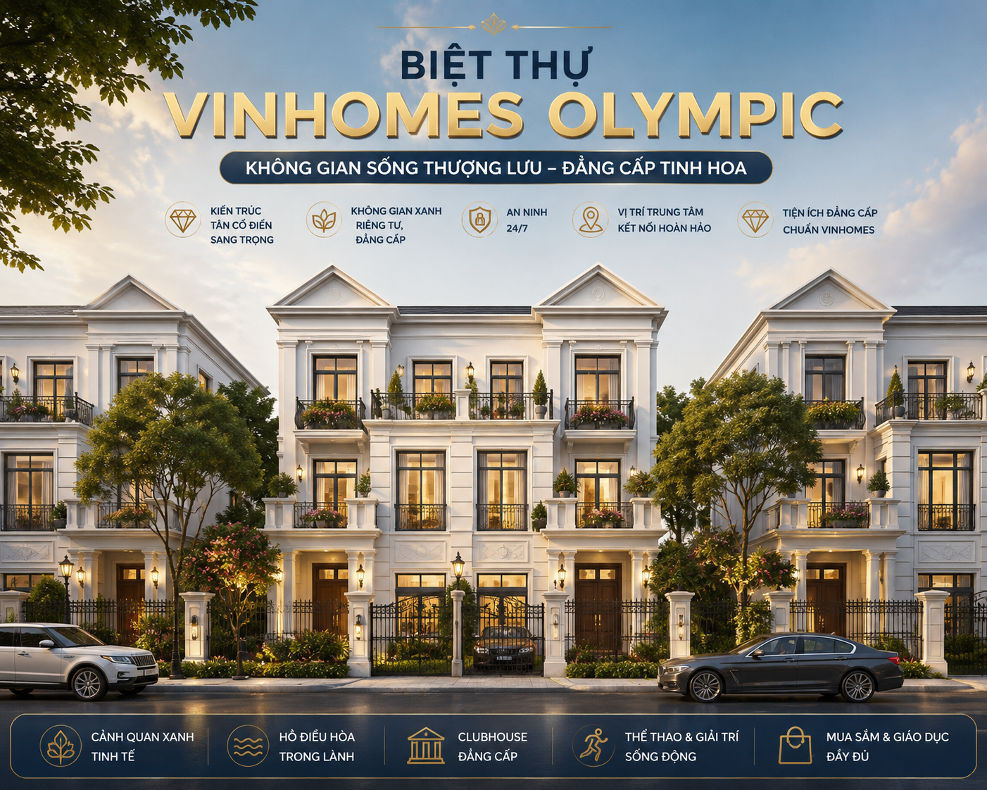 Biệt thự sinh thái Vinhomes Ngọc Hồi