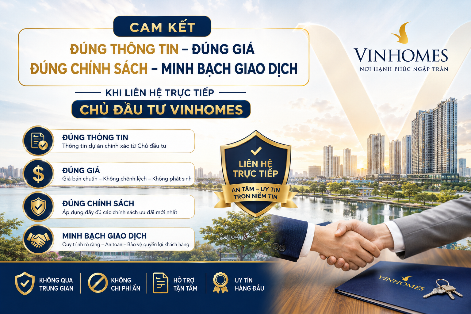 Cam kết từ Vinhomes Olympic