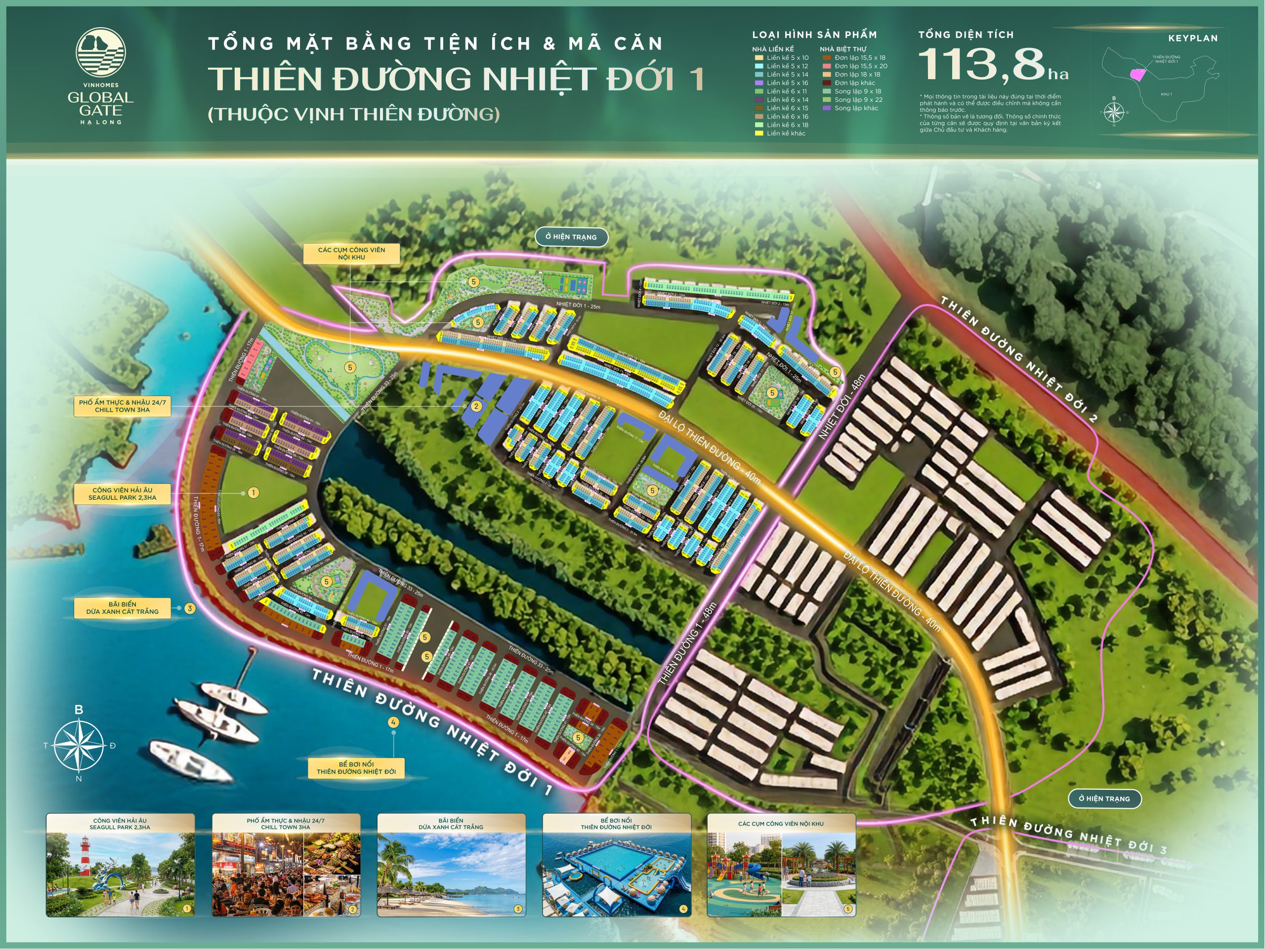 Thiên Đường Nhiệt Đới - Triển khai giai đoạn đầu tại Vinhomes Hạ Long Xanh