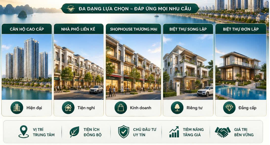 Các sản phẩm Vinhomes Bắc Ninh